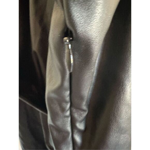 NWT Michael Kors plus size faux leather wrap dress Size petite XL - Picture 8 of 12